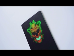 Luminous Blank Fingerprint Cards 0.76 - 2.2mm PVC Material