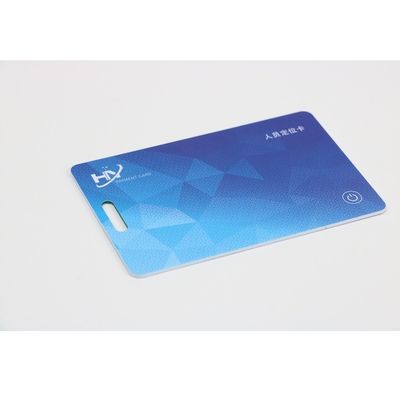 Cartão biométrico IP68 do acesso da tela da tinta de 1,39 polegadas impermeável para médico