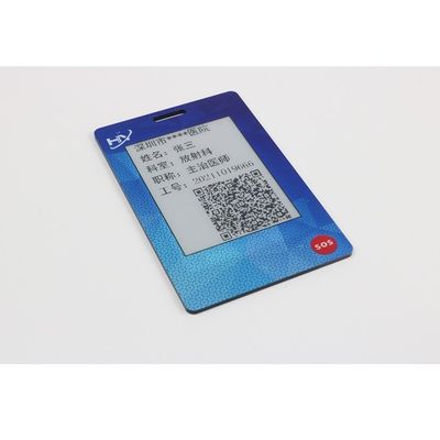 Cartão sem contato 1.5mm do pagamento RFID de Bluetooth com tela video