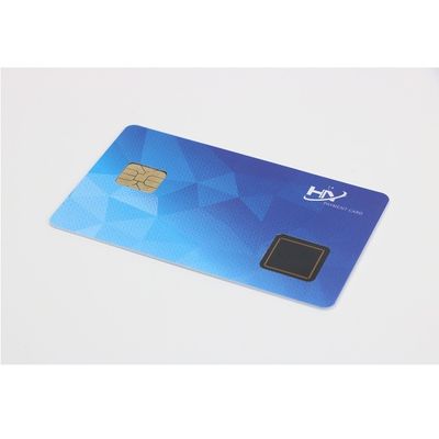 1,39 polegadas Dot Mapping Embedded Smart Card com sensor da impressão digital
