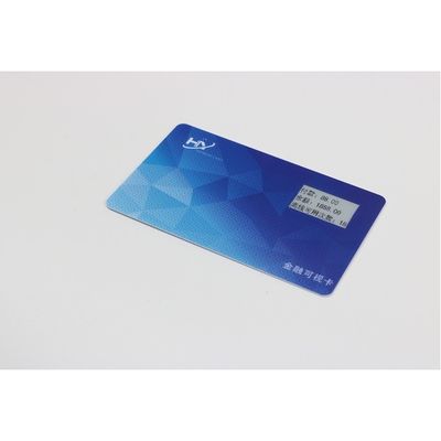 FPC tomam as impressões digitais Iso 7816 Smart Card do módulo tela da tinta de 1,54 polegadas