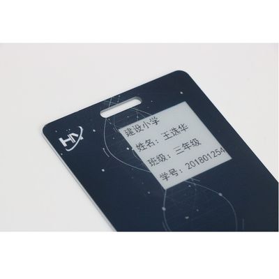 Segurança Smart Card 7816 do pagamento 1.5mm da impressão digital com a tela eletrônica da tinta