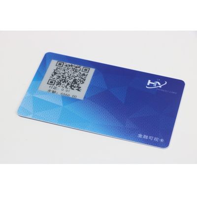 1,39 cartão 0.76mm de Dot Matrix Screen OTP da polegada para o estudante Cards