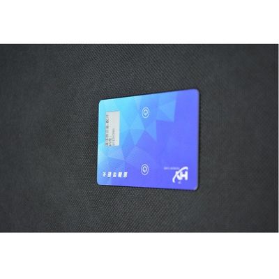 O cartão de microplaqueta recarregável 7816 do CI encaixou a alta segurança da espessura de 1.5mm