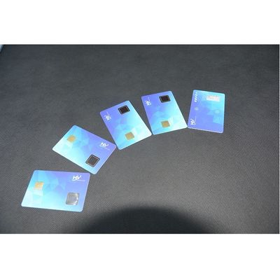 7816 exposição encaixada de uma quantidade do pagamento de Chip Card 1.0mm do contato