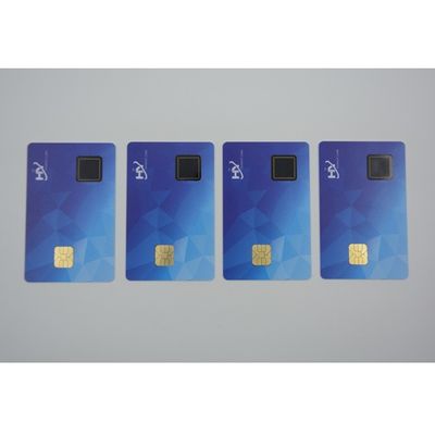 Espessura de NFC 0.84mm dos smart card da impressão digital da carteira de Cryptocurrency