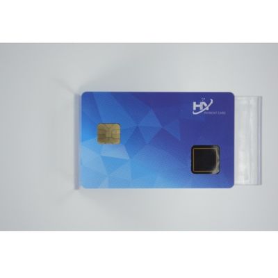 Tela de papel eletrônica da relação do cartão 7816 do pagamento da impressão digital de Bluetooth