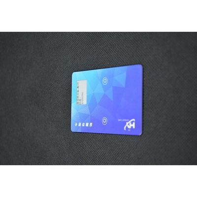 Chaves azuis dos smart card 0.4mm Digitas da impressão digital da disposição do feiticeiro 2,7 polegadas