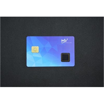 Relação 7816 biométrica do cartão 3.0mm da impressão digital do projeto hardware-software
