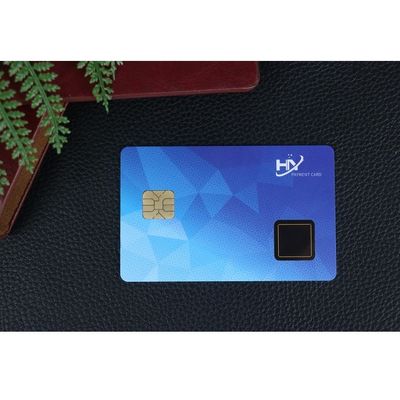 Autenticação em dois sentidos de Chip Fingerprint Smart Cards IDEX do contato 7816
