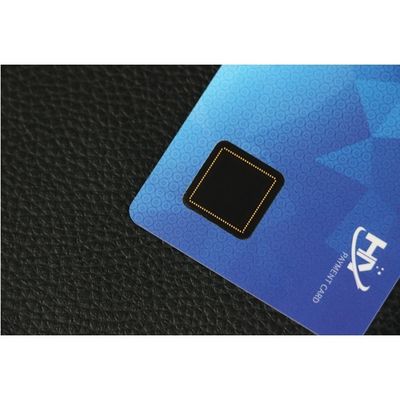 Relação 7816 portátil segura visual do perito em software Chip Passive Fingerprint Payment Card