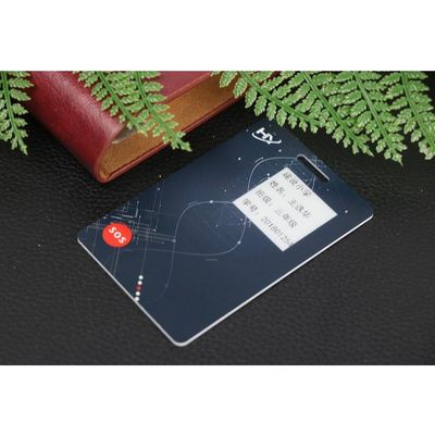 Multi posição da espessura recarregável de Bluetooth 1.2mm do cartão da identificação da baliza de BLE