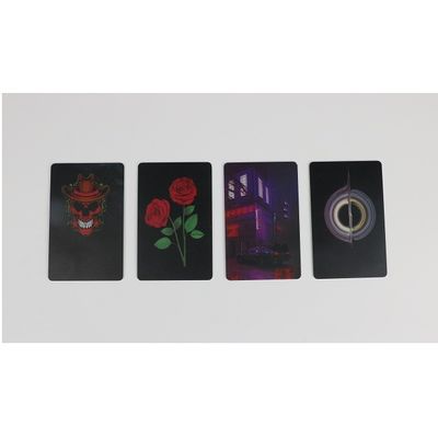 Cartões frios da identificação do membro do cartão 13.56mHz Bluetooth do diodo emissor de luz do método RFID da pressão