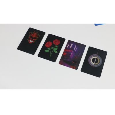Cartões de sócio frios do Vip da pressão do cartão do diodo emissor de luz de RoHs RFID