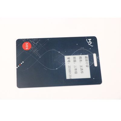 1,54 tela de papel eletrônica dos cartões de chave 13.56mHz de Rfid da tinta da polegada E