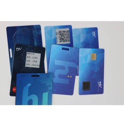 O rfid de alta frequência protege a relação da espessura 7816 do cartão 1.4mm