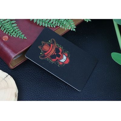 Cartão luminoso luminoso brilhante passivo de NFC RFID do LOGOTIPO de Smart Card