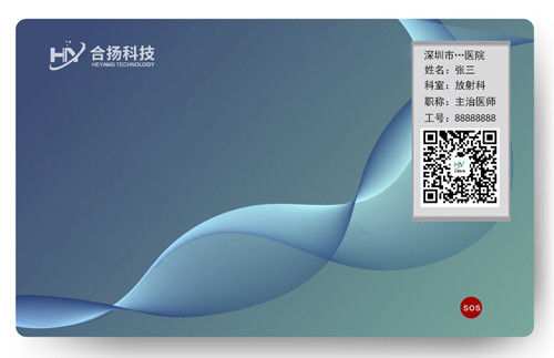 Cartão de crédito visual da gestão OTP do comparecimento da empresa de OTP Smart Card