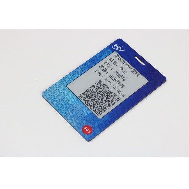 Tela OTP Smart Card IP68 da tinta de 1,02 polegadas impermeável para o cartão do tráfego urbano
