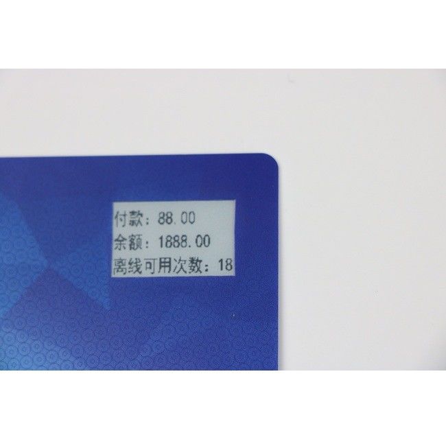 Tela de papel eletrônica da TINTA fria da polegada E do débito 1,54 do cartão de banco do modo OTP da pressão